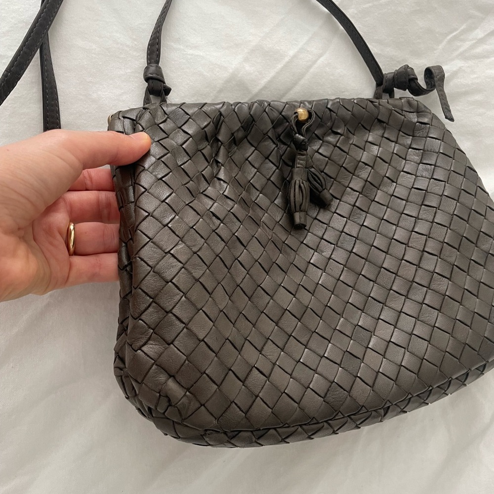 Bottega Veneta Dark Brown Crossbody Bag - Picture 2 of 14